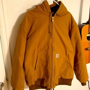 Carhartt Men’s Duck Hooded Jacket